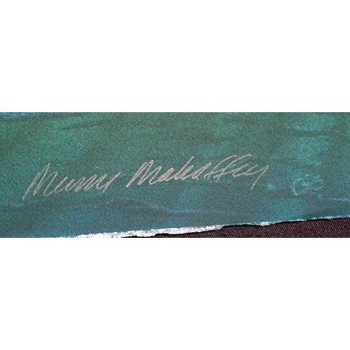 Unframed realistic limited edition lithograph art print on paper of Lake Powell by American artist Merrill Mahaffey. Hand...