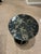 Features an antique silver metal finish built over a C-shaped frame profile. Crafted with a textured, "pie crust" style...