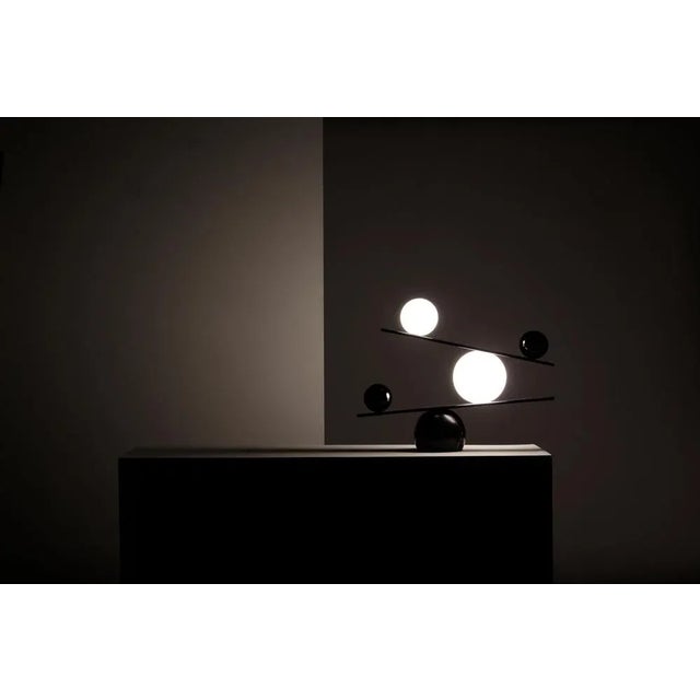 Balance Brass Table Lamp by Victor Castanera For Sale - Image 6 of 9