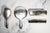A superb example of Japanese sterling silver craftsmanship, this elegant circa 1920 dressing table set is a remarkable...