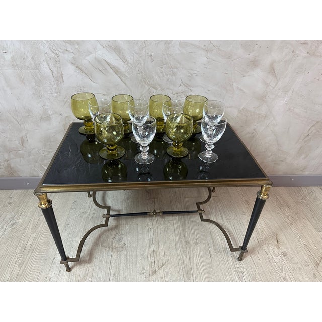 Glass Cocktail Glasses from Biot, Set of 6 For Sale - Image 7 of 11