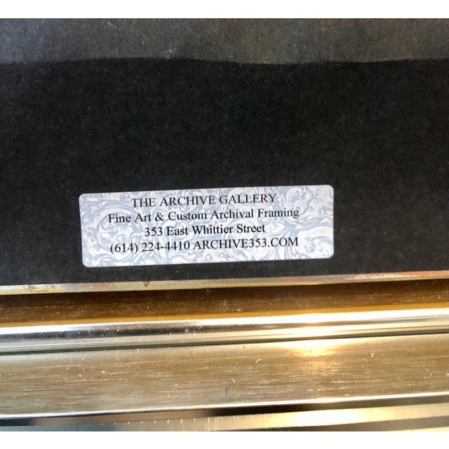 Nina Karasek, 1925 Viennese Oil Painting Interior Still Life with Porcelain Vase, Tapestry Rug, 1925 For Sale - Image 14 of 14