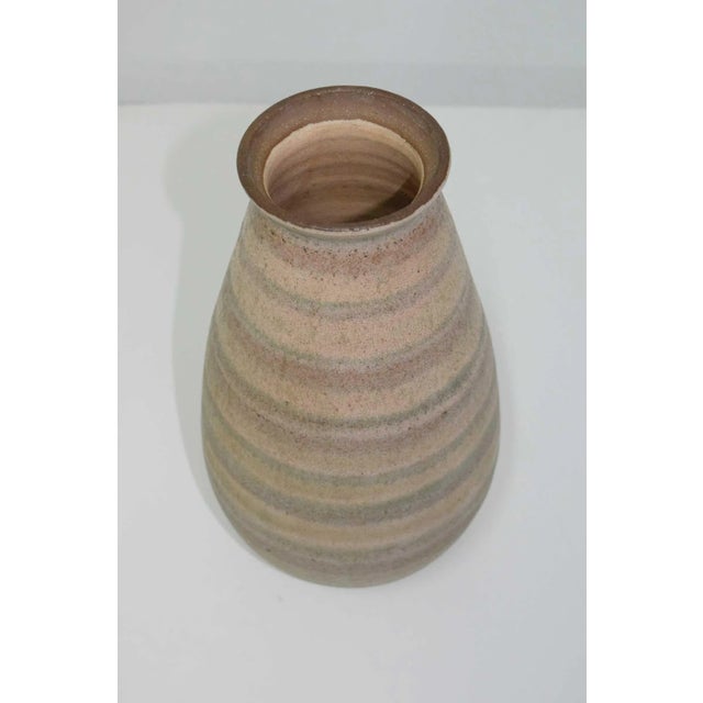 Mid-Century Modern Vintage Clyde Burt Ceramic Vase With Lid For Sale - Image 3 of 7