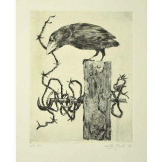 Predatory - Original Etching by Leo Guida - 1972 1972 For Sale