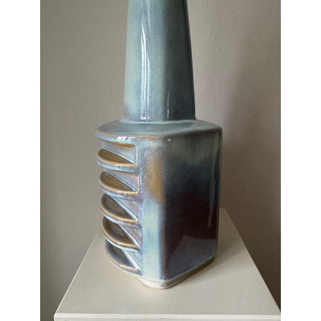 1960s Large Danish Ceramic Table Lamp by Einar Johansen for Søholm Stentøj, Denmark, 1960s For Sale - Image 5 of 11