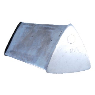 Plain Triangular Silver Toothpick Holder For Sale