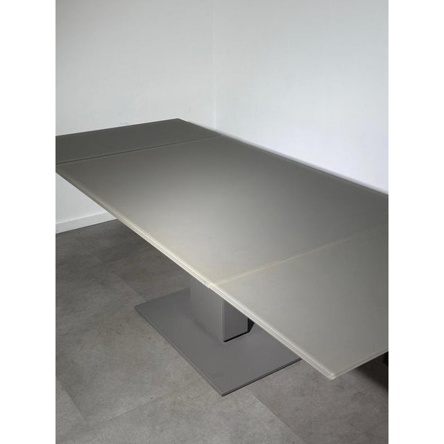 Echo Extendable Dining Table in Glass from Calligaris For Sale - Image 6 of 9