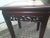Asian Vintage Style Carved Mahogany Side Table For Sale - Image 4 of 8