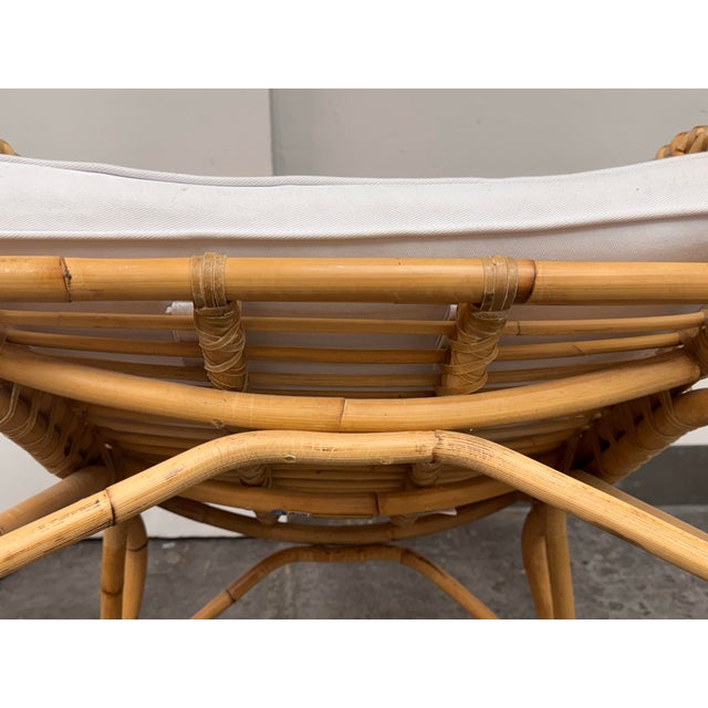 Serena & Lily Venice Rattan Armchair For Sale - Image 11 of 12