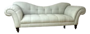 1910s Victorian Sofa Newly Upholstered