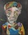 Tello, Expressionist Portrait, Late 20th Century, Oil on Board, Framed For Sale - Image 10 of 10