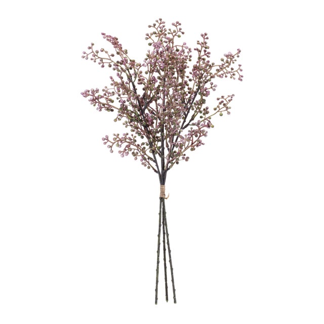 Enhance your home with the soft, natural beauty of this Mini Berry Spray Bundle in elegant purple tones. Featuring mini...