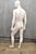 White Late 20th Century Male Fiberglass White Matte Finish Full Body Display Mannequin by Almax (A) For Sale - Image 8 of 12