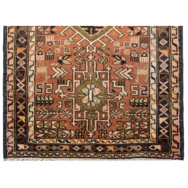 Burnt Orange Early 20th Century Karadja Runner For Sale - Image 8 of 11