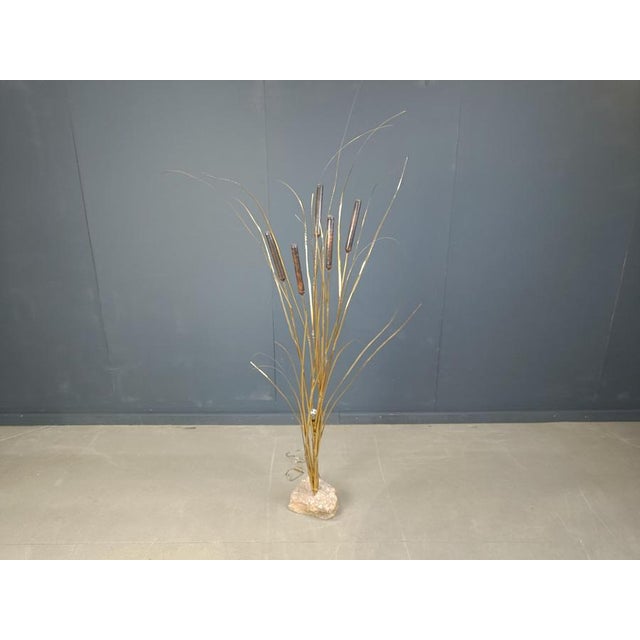 Vintage floor lamp, initially a sculpture, designed by Belgian artist Daniel D'haeseleer. He is famous for his works with...