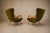 Olive Giuseppe Scapinelli Sculptural Caviúna & Olive Green Mohair Armchairs, Brazilian Modern, 1950s For Sale - Image 8 of 18