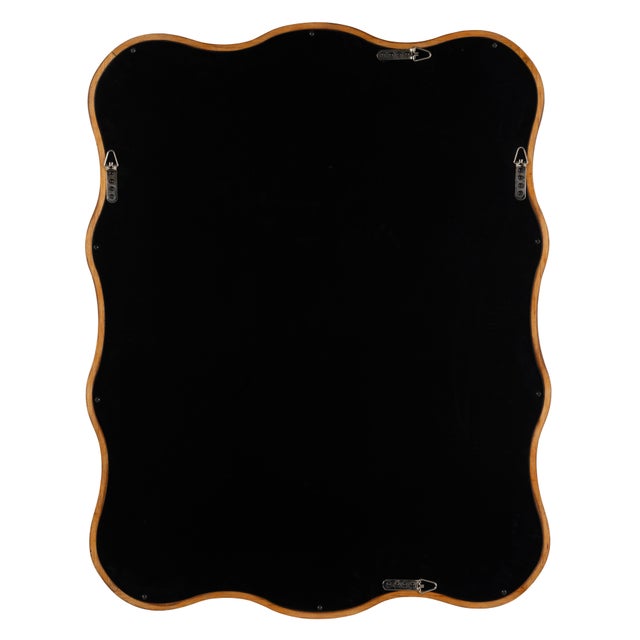 Traditional Cooper Classics x Park and Oak Arabella Wavy Burl Wall Mirror For Sale - Image 3 of 6