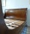 Superb solid wood sleigh bed, made in 1980s by respected French manufacturer, Grange. Louis-Philippe style. Shipped to...