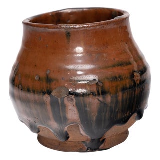 Vintage Chinese Drip Glazed Kitchen Pot, Early 20th Century For Sale