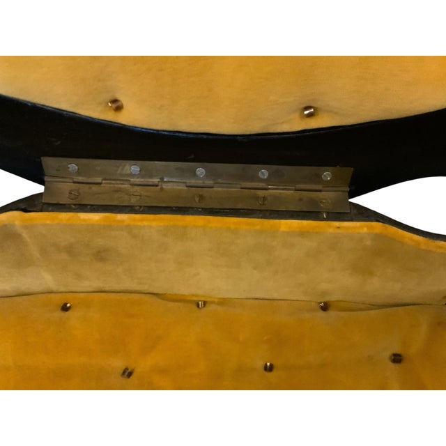 Wood Antique Burgauté Black Lacquer & Mother-of-Pearl Sewing Table Circa 1850–1880 For Sale - Image 7 of 11
