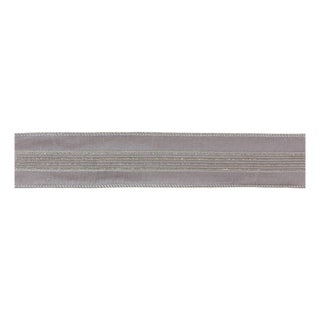 Gray Glittered Ribbon 2.5" x 10 yds. For Sale