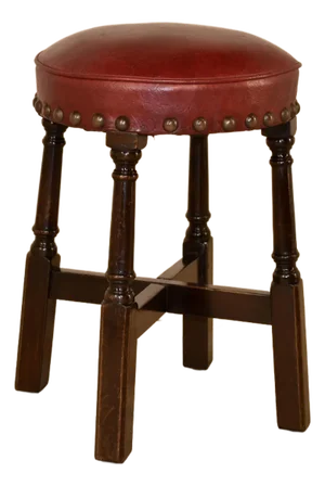 Oak Pub Stool, Circa 1920