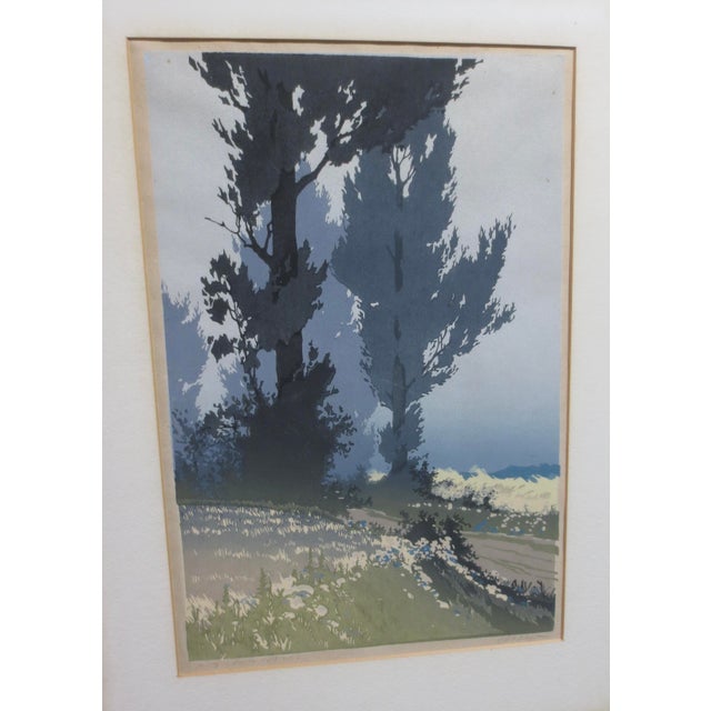 Paul Oskar Droge Signed Woodcut For Sale - Image 4 of 12