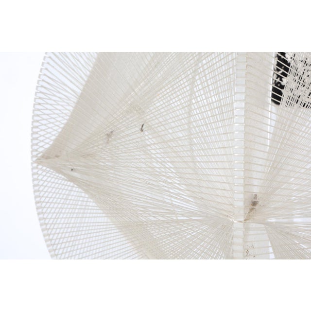 Textile 1970s Poul Secon Sompex Nylon Pendant Light For Sale - Image 7 of 11