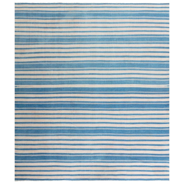 Vintage Indian Dhurrie Rug For Sale