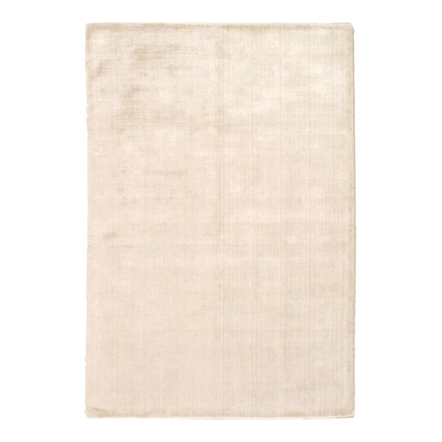 Pasargad DC Beige Color Hand Knotted Modern Rug For Sale