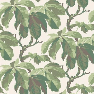 Boråstapeter Kastanj Wallpaper In Leaf For Sale