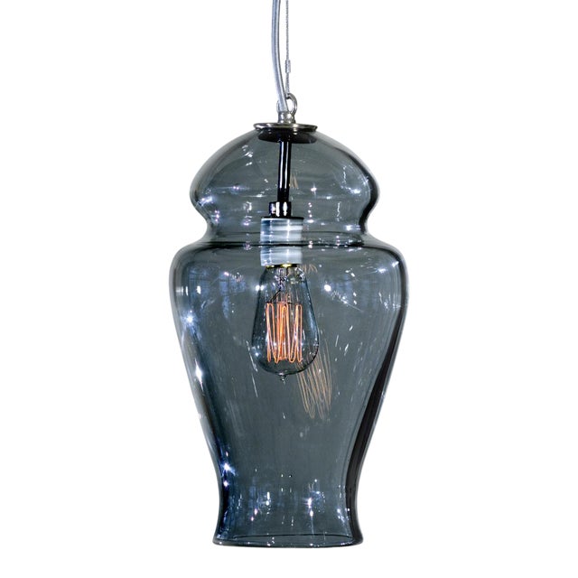 Gala Pendant Light from the Versuvius Collection in Slate For Sale
