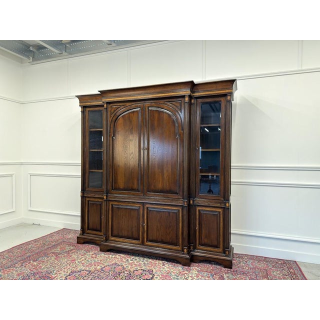 English Royal Antique Collection Bookcase For Sale - Image 3 of 18