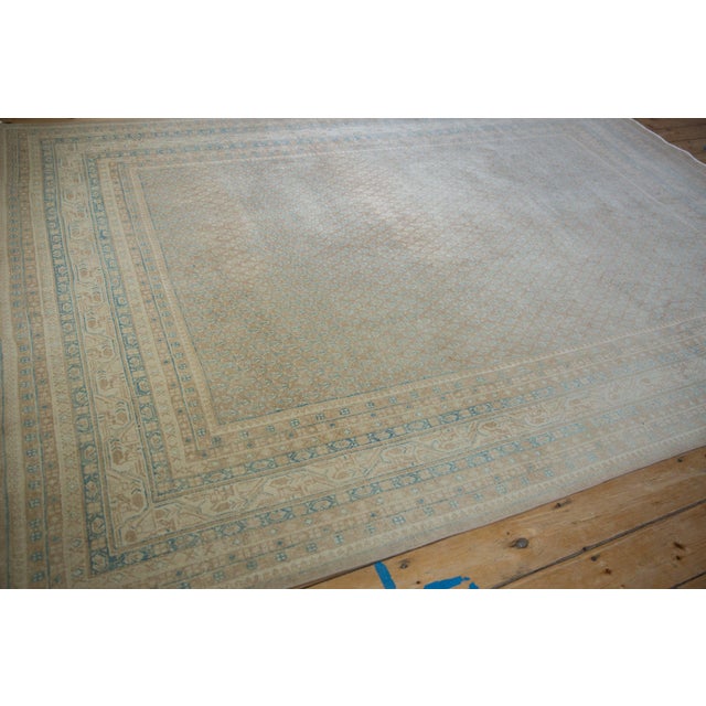 Old New House Vintage Distressed Mir Sarouk Carpet - 7' x 10'1" For Sale - Image 4 of 10