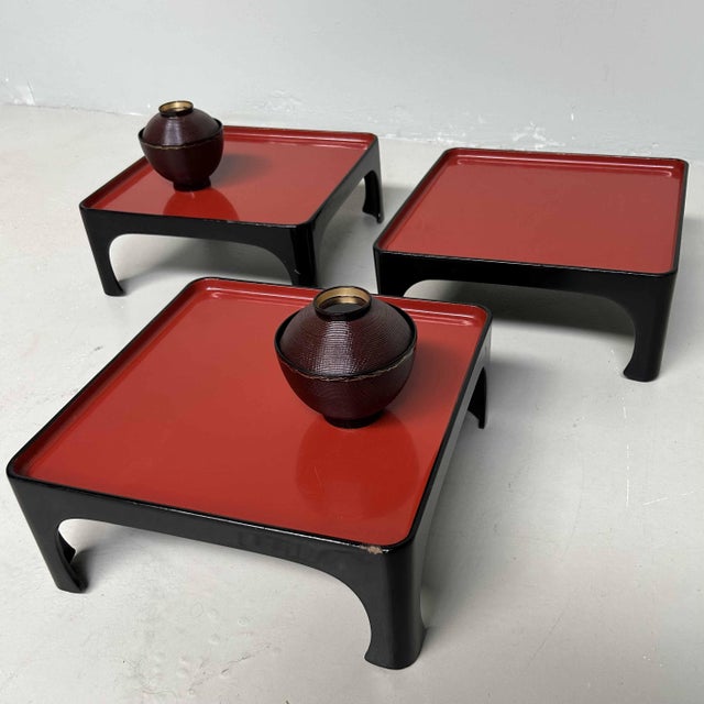 Urushi Lacquer Tea Ceremony Serving Table, Japan, 1920s | Chairish
