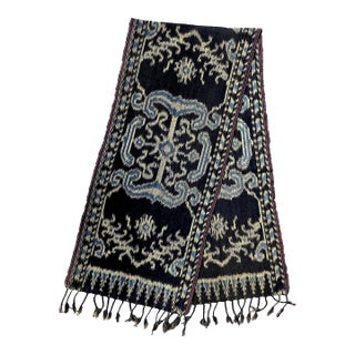 1960s Hand-Woven Indonesian Sumba Ikat Hinggi Textile For Sale
