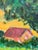 Vintage Van Gogh-Style Impressionist Landscape Oil on Canvas Painting For Sale - Image 9 of 17