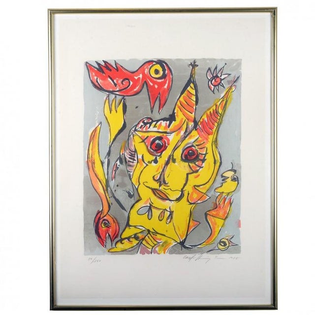 Carl-Henning Pedersen, H. C. Andersen Suite, 1890s, Litograph, Framed For Sale - Image 5 of 5