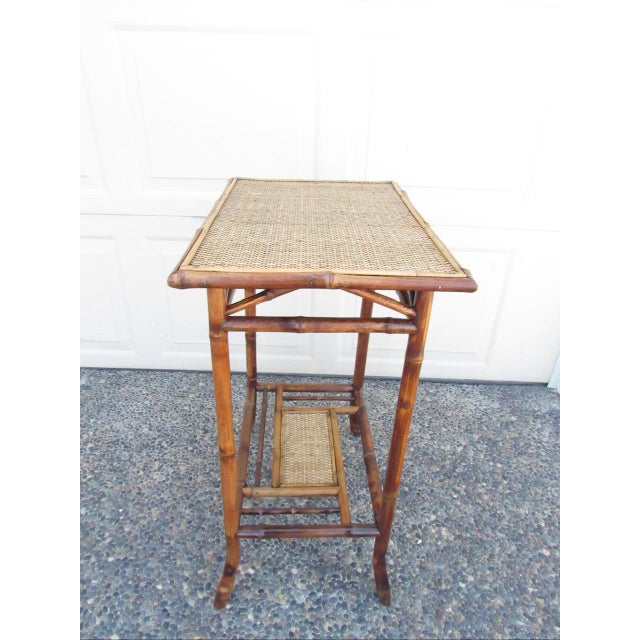Antique English Bamboo Table For Sale - Image 16 of 17