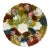 French Majolica Strawberries Plate Orchies, Circa 1890 For Sale