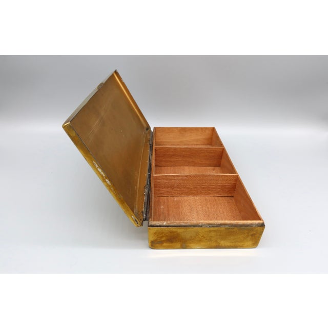 Mid 20th Century English Brass Box For Sale In Austin - Image 6 of 10