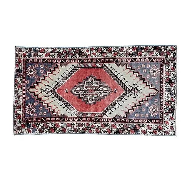 1910s 1910s Turkish Oushak Rug - 3'4" X 6'3" For Sale - Image 5 of 5