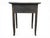 Black Dark Lacquered Fir Side Table For Sale - Image 8 of 13
