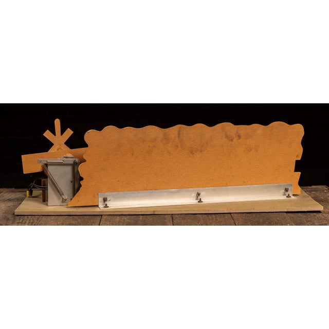 Mid 20th Century Mid-Century Upson Train Board Mechanical Point-of-Sale Display For Sale - Image 5 of 8
