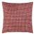 The House Of Scalamandré Heatherton Square Pillow In Rouge For Sale