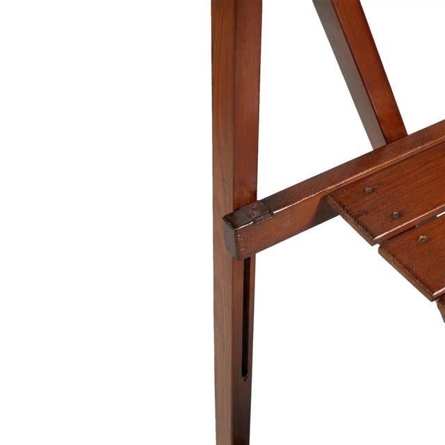 Brown Set of Mid-Century Italian Folding Chairs from Calligaris, 1940s For Sale - Image 8 of 10