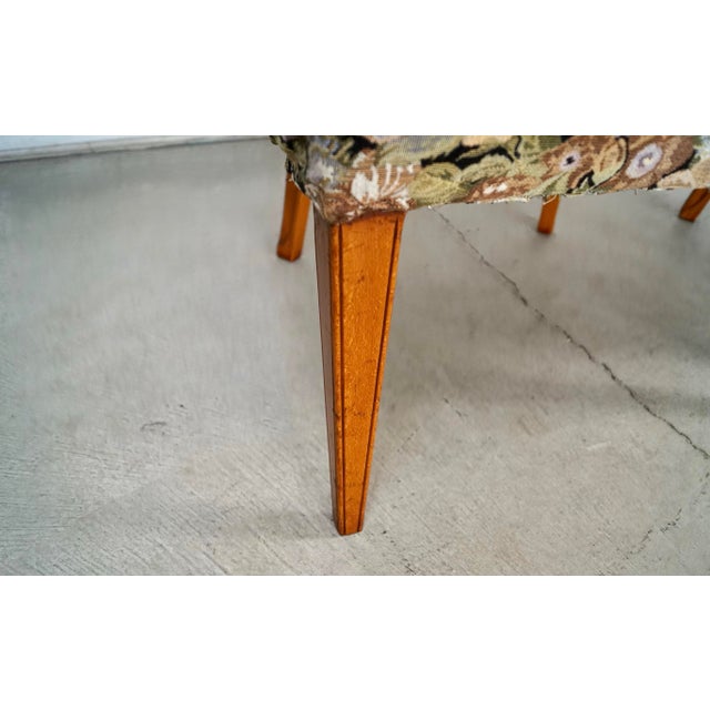 1940’s Hollywood Regency Butterfly Wingback Chairs - A Pair For Sale - Image 11 of 12