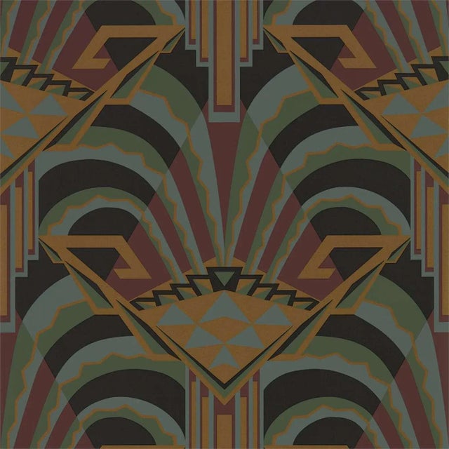 Zoffany Conway Wallpaper in Sahara - a Sample For Sale