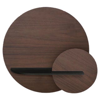 Alba M Circle Wall Shelf by Daniel García Sánchez for WOODENDOT For Sale