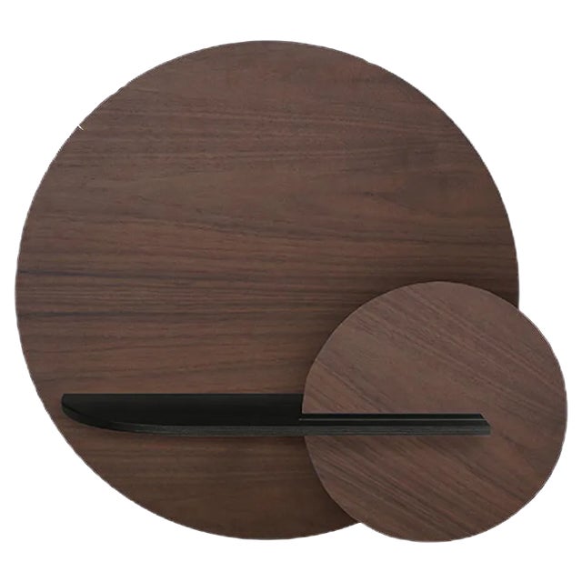 Alba M Circle Wall Shelf by Daniel García Sánchez for WOODENDOT For Sale